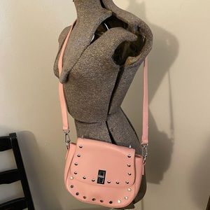 Pink skinny dip crossbody purse